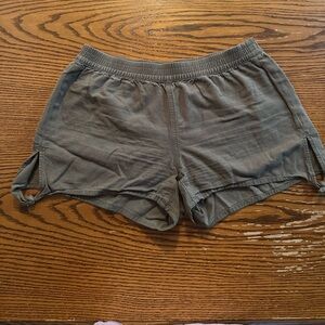 Madewell Green Athletic Shorts Lightweight Breathable